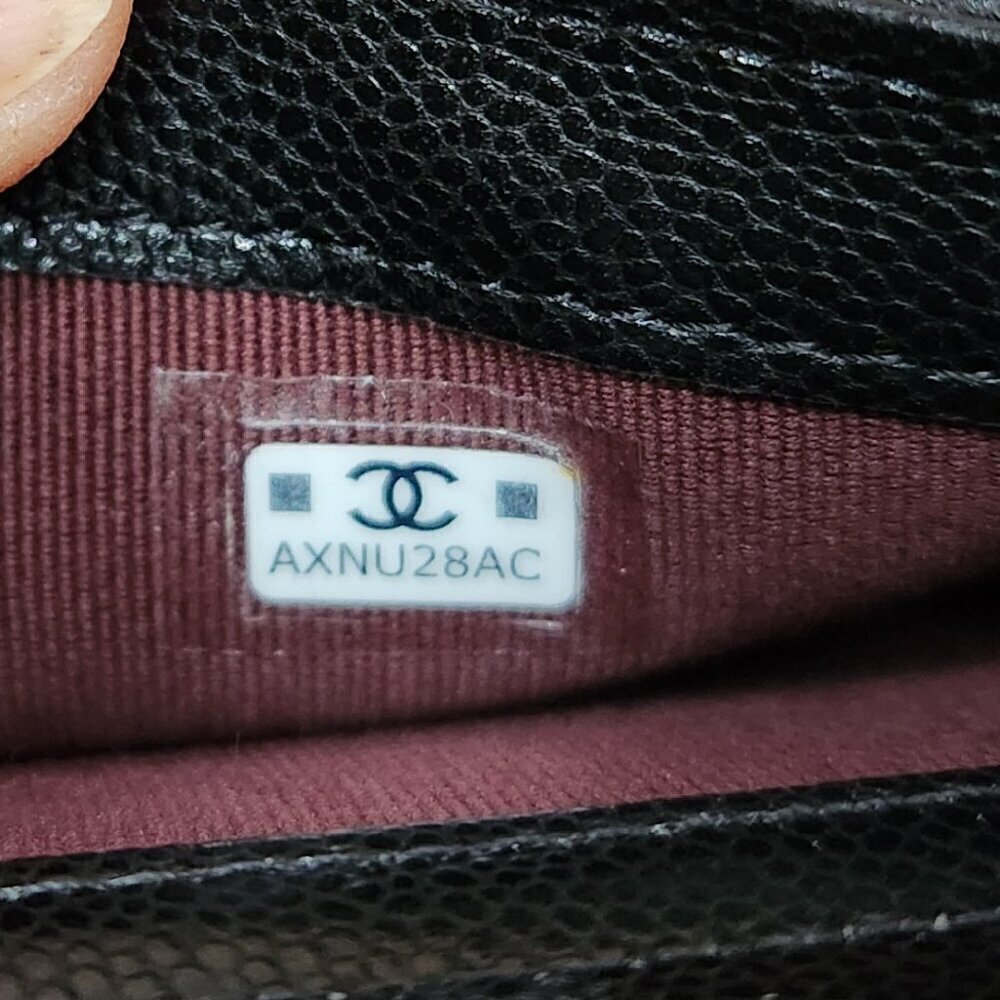 Chanel Black Wallet on Chain Leather Crossbody Bag, Authentic - Picture 5 of 12